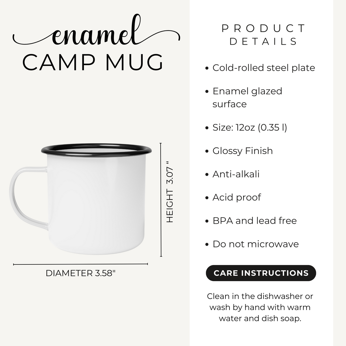 Dachshund Enamel Mug, Sausage Dog Coffee Cup, Dog Breed Design, Rustic Country Kitchen Decor